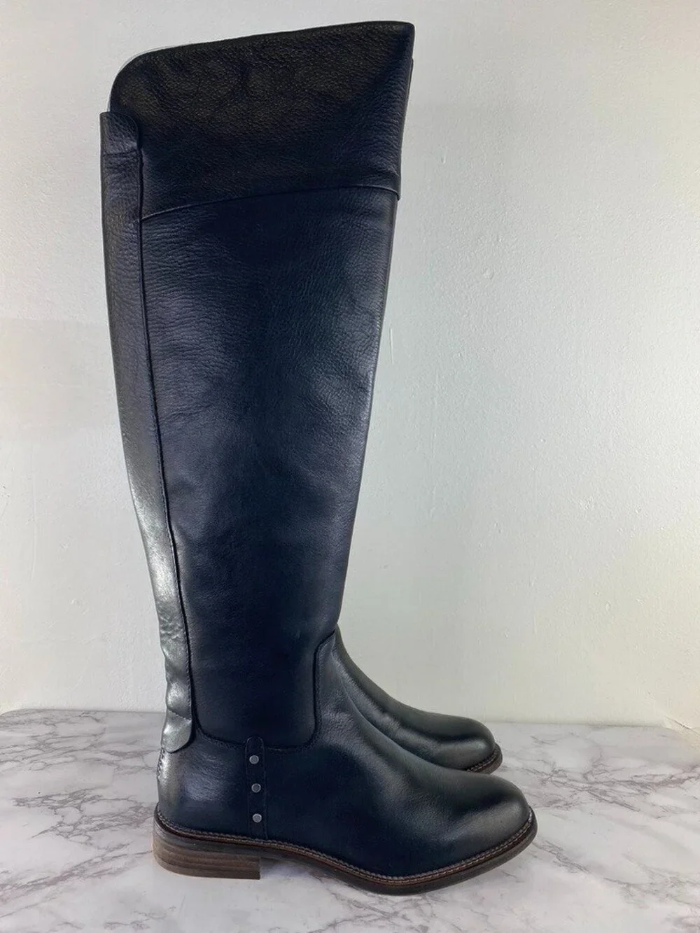 Franco Sarto Women's Haleen Over-the-Knee Boots, BLACK, Size 6.5 M